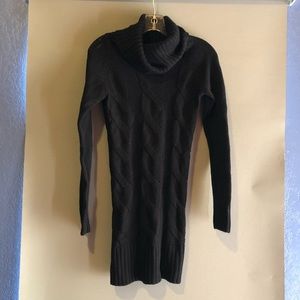 Chunky turtleneck sweater mini dress or long shirt